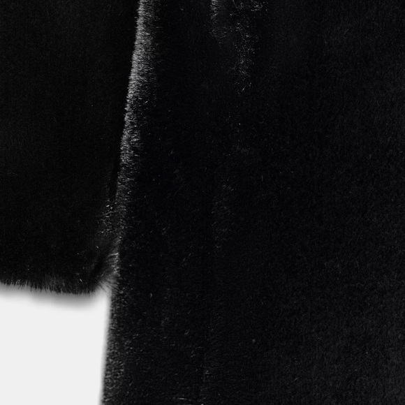 ZARA FAUX FUR COAT NEW - Picture 6 of 6
